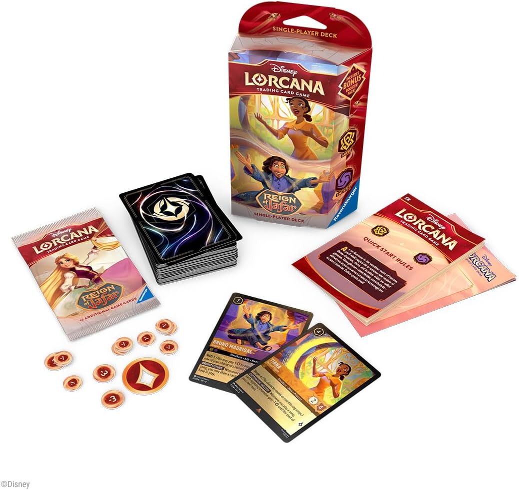 Disney Lorcana Reign of Jafar Starter Deck Tiana & Bruno