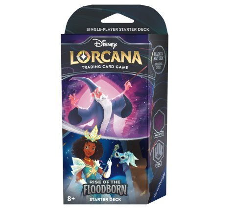 Disney Lorcana Rise of the Floodborn Starter Deck Merlin & Tiana