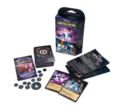 Disney Lorcana Rise of the Floodborn Starter Deck Merlin & Tiana