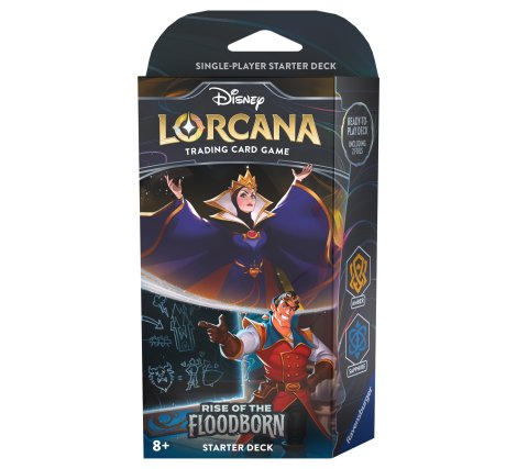 Disney Lorcana Rise of the Floodborn Starter Deck The Queen & Gaston