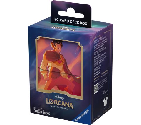 Disney Lorcana Shimmering Skies Aladdin Deck Box