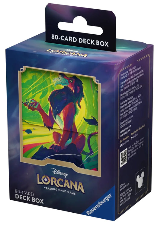 Disney Lorcana Azurite Sea Scar Deck Box