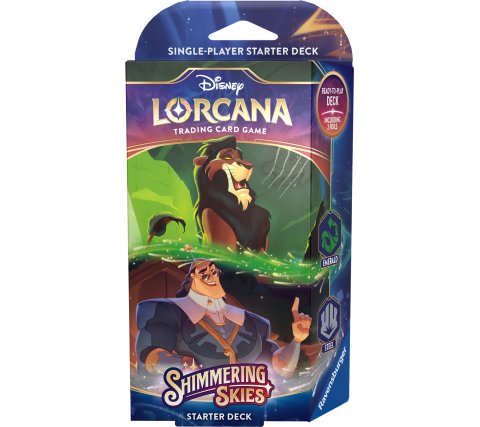 Disney Lorcana Shimmering Skies Starter Deck Scar & Kronk