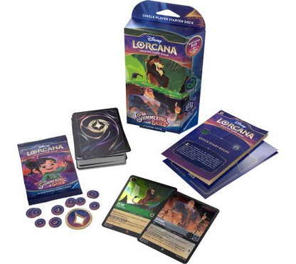 Disney Lorcana Shimmering Skies Starter Deck Scar & Kronk