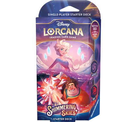 Disney Lorcana Shimmering Skies Starter Deck Wreck-It Ralph & Elsa