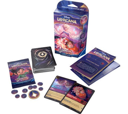 Disney Lorcana Shimmering Skies Starter Deck Wreck-It Ralph & Elsa