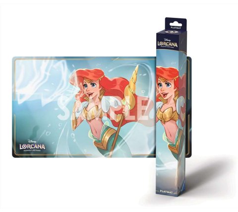 Disney Lorcana Winterspell Ariel Sonic Warrior Playmat