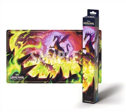 Disney Lorcana Winterspell Maleficent Dragon Fire Playmat