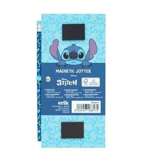 Disney Stitch Magnetic Shopping List + Pencil