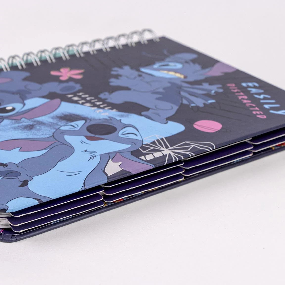 Disney Stitch Undated Weekly Planner Calendar + Dividers + Stickers