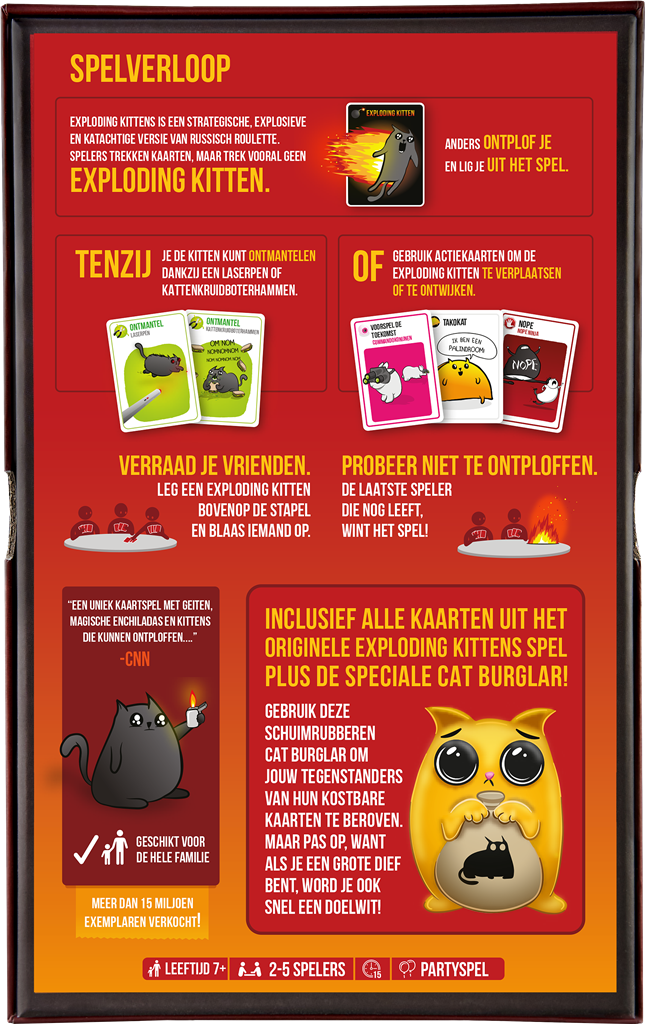 Exploding Kittens Cat Burglar Editie