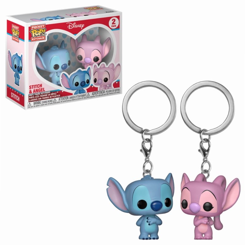 Funko POP! Keychain Disney Stitch & Angel