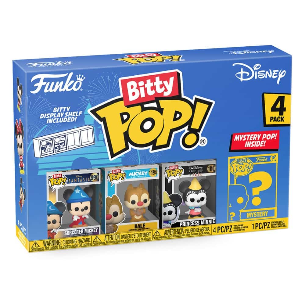 Funko POP! Bitty Pop 4 Pack Sorcerer Mickey