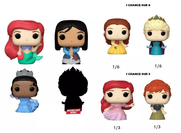 Funko POP! Bitty Pop 4 Pack Disney Princess Ariel