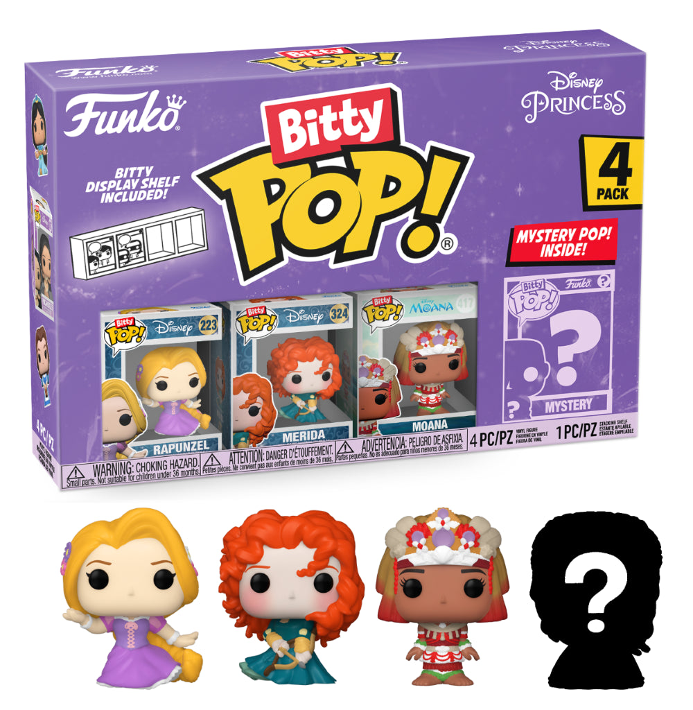 Funko POP! Bitty Pop 4 Pack Disney Princess Rapunzel