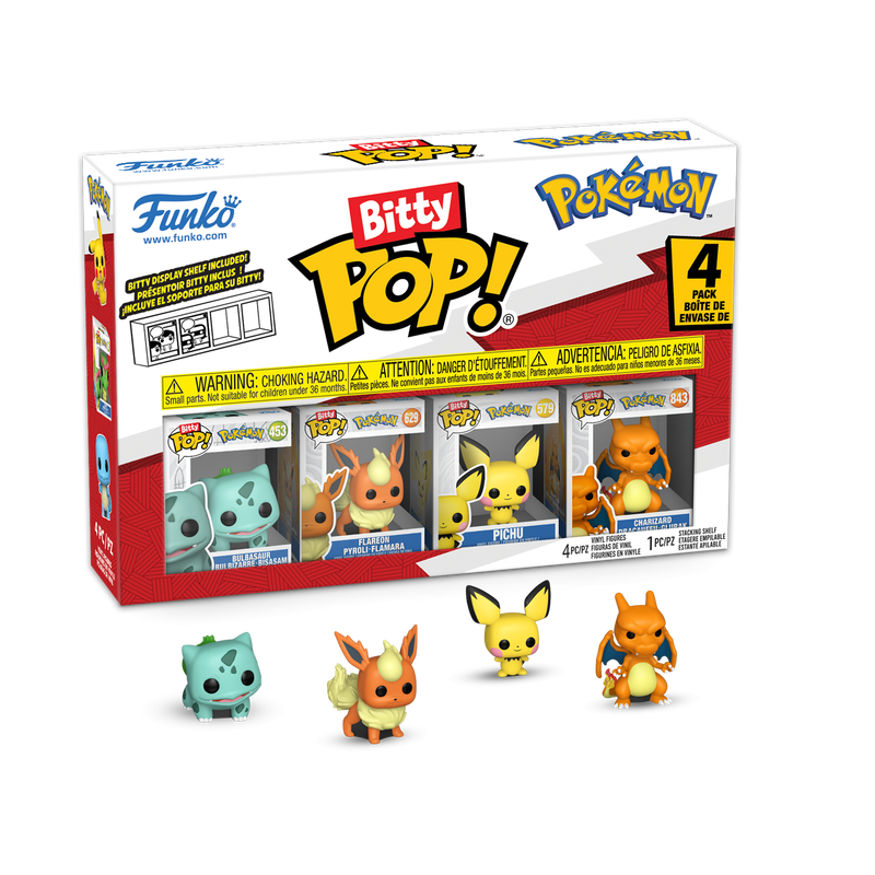 Funko POP! Bitty Pop 4 Pack Pokémon Bulbasaur