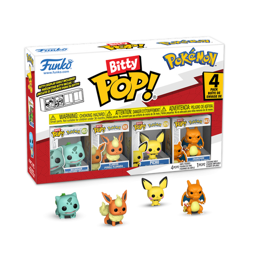 Funko POP! Bitty Pop 4 Pack Pokémon Bulbasaur