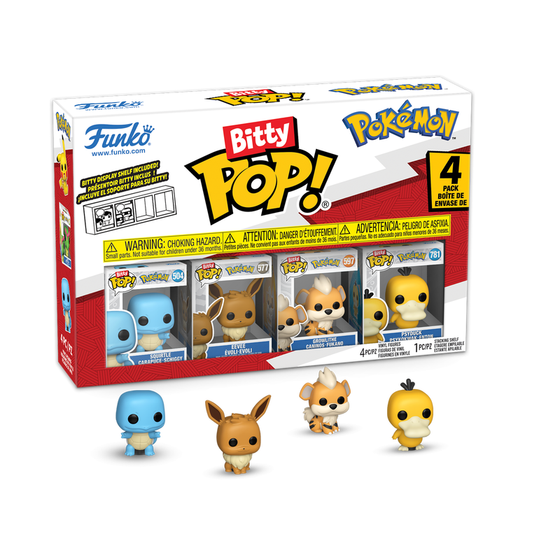 Funko POP! Bitty Pop 4 Pack Pokémon Squirtle