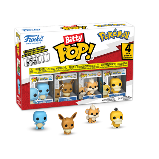 Funko POP! Bitty Pop 4 Pack Pokémon Squirtle