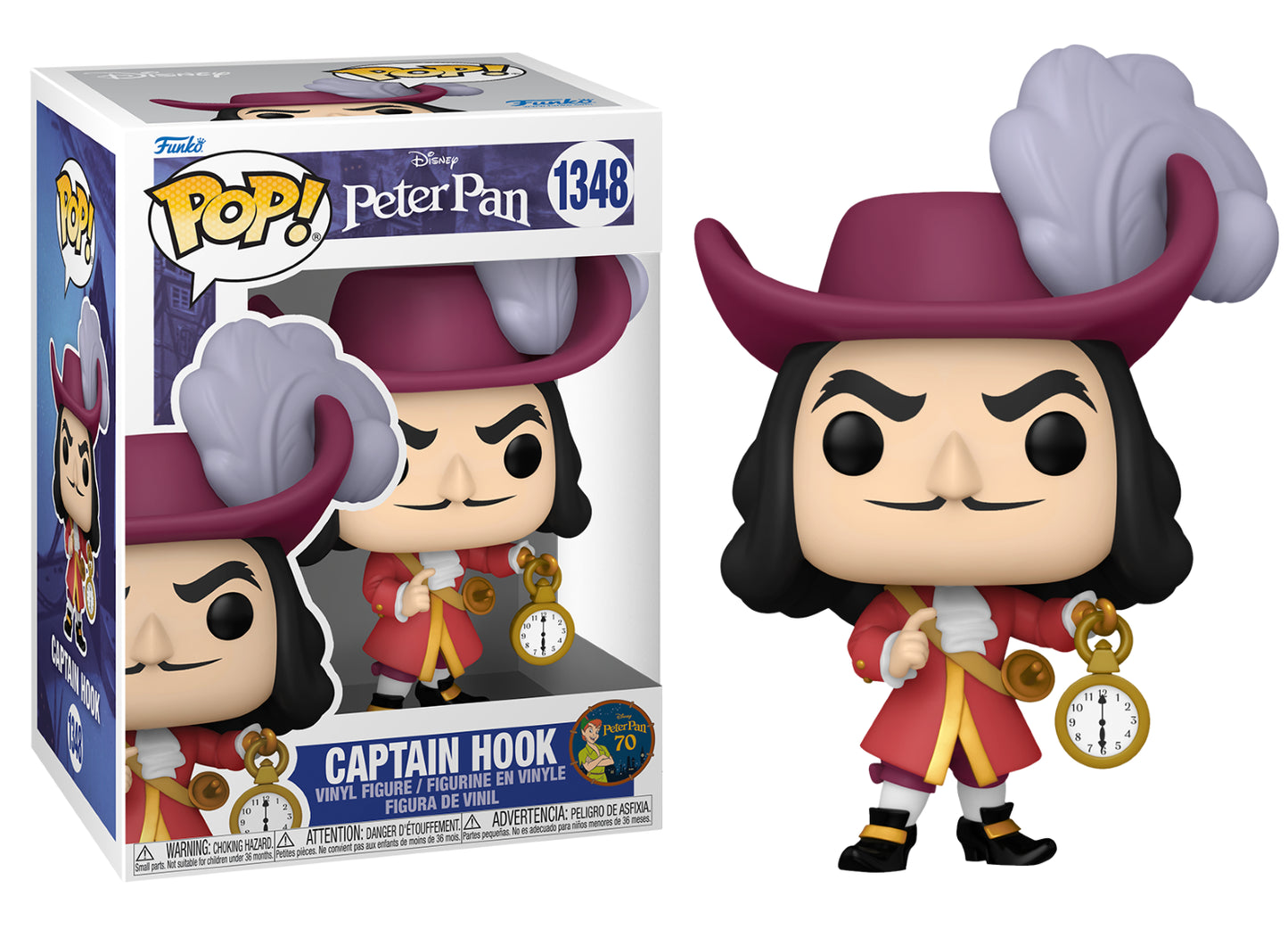 Funko POP! Disney Peter Pan 70th Anniversary Captain Hook