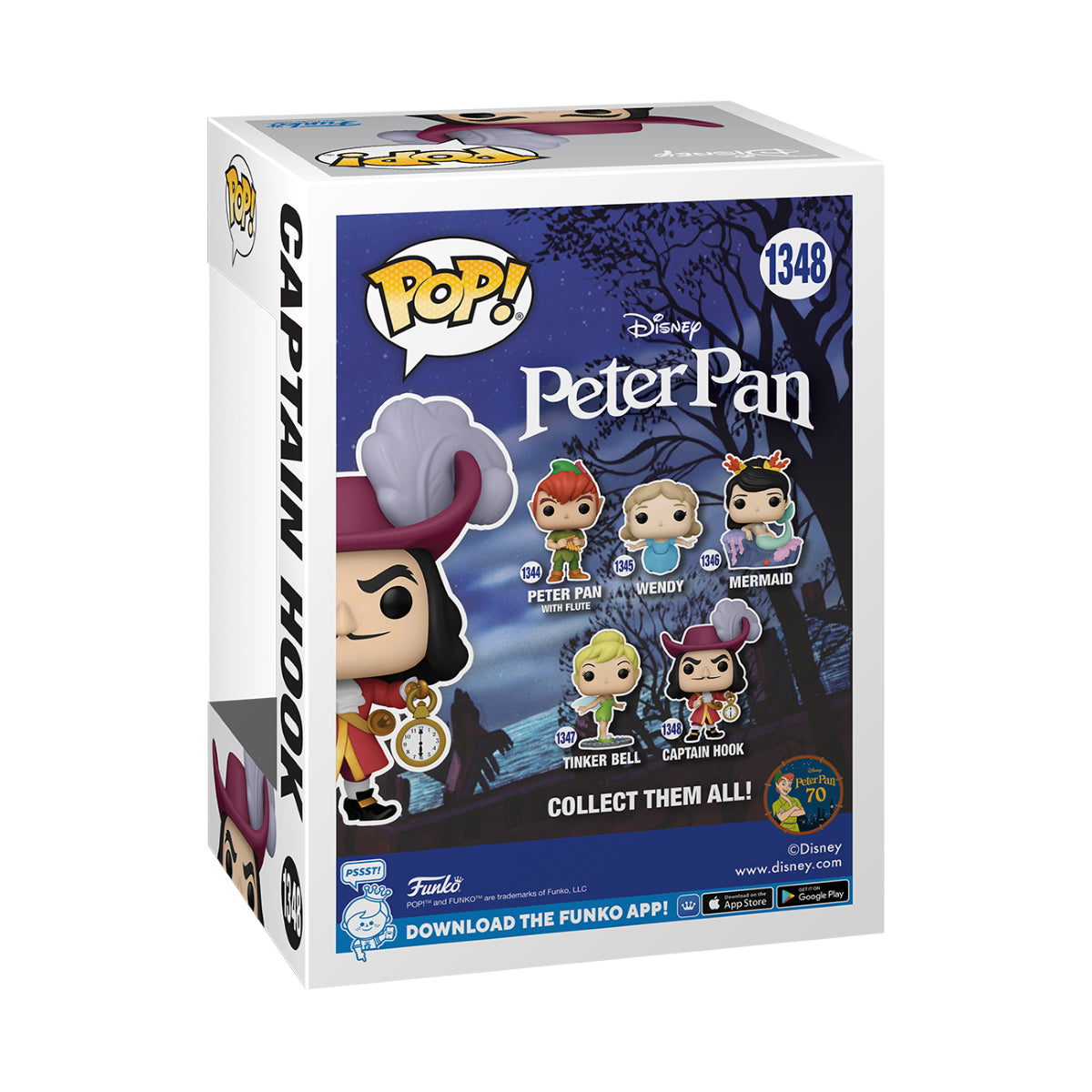 Funko POP! Disney Peter Pan 70th Anniversary Captain Hook