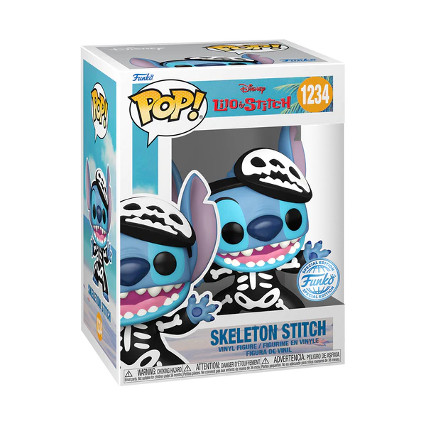 Funko POP! Disney Skeleton Stitch (kans op Chase)