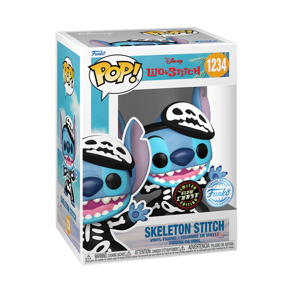 Funko POP! Disney Skeleton Stitch (kans op Chase)