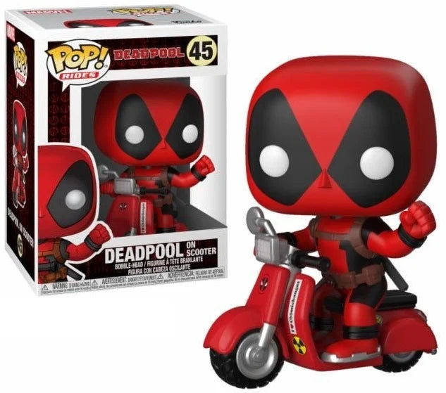 Funko POP! Marvel Deadpool on Scooter