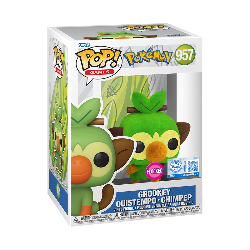 Funko POP! Pokémon Grookey Flocked