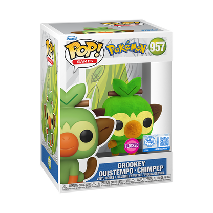 Funko POP! Pokémon Grookey Flocked