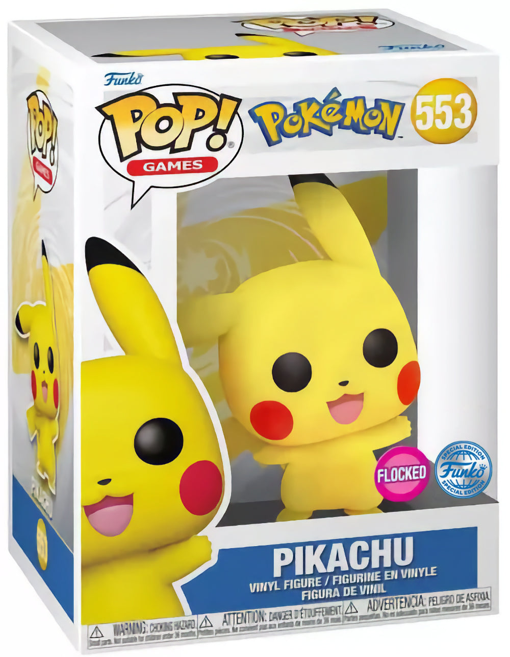 Funko POP! Pokémon Pikachu Waving Flocked