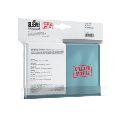 Just Sleeves Value Pack Standard Sleeves Clear (250 sleeves)