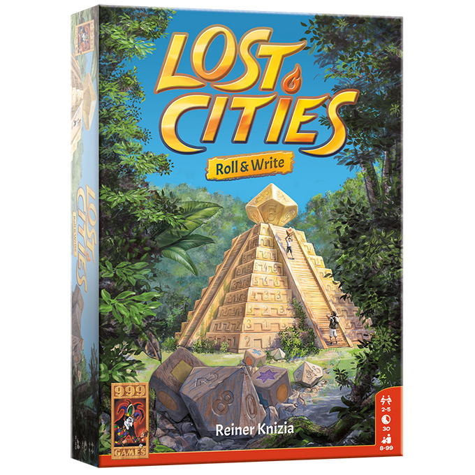 Lost cities Roll & Write Dobbelspel