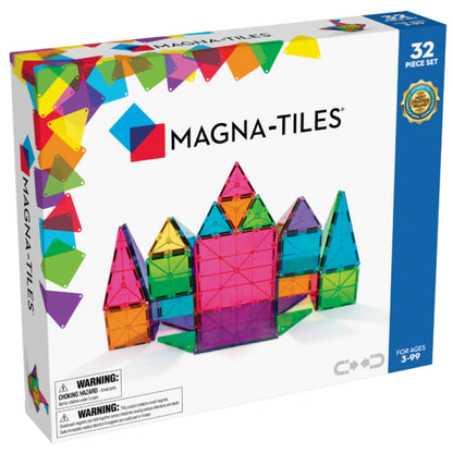 MAGNA-TILES® Clear Colors 32-delige set