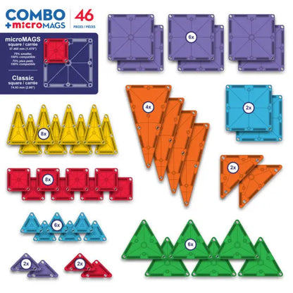 MAGNA-TILES® Combo 46-delige set