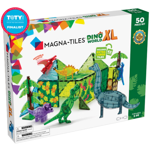 MAGNA-TILES® Dino World XL 50-delige set