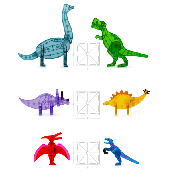 MAGNA-TILES® Dino World XL 50-delige set