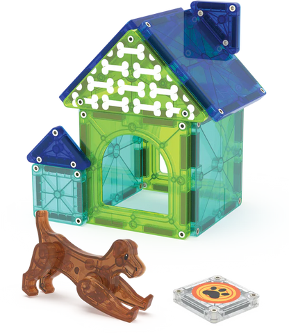 MAGNA-TILES® Dog house 13-delige set