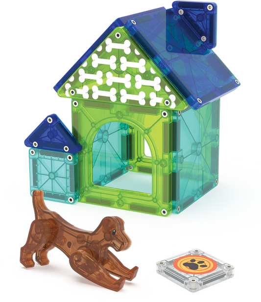 MAGNA-TILES® Dog house 13-delige set