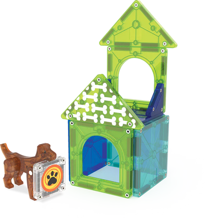 MAGNA-TILES® Dog house 13-delige set