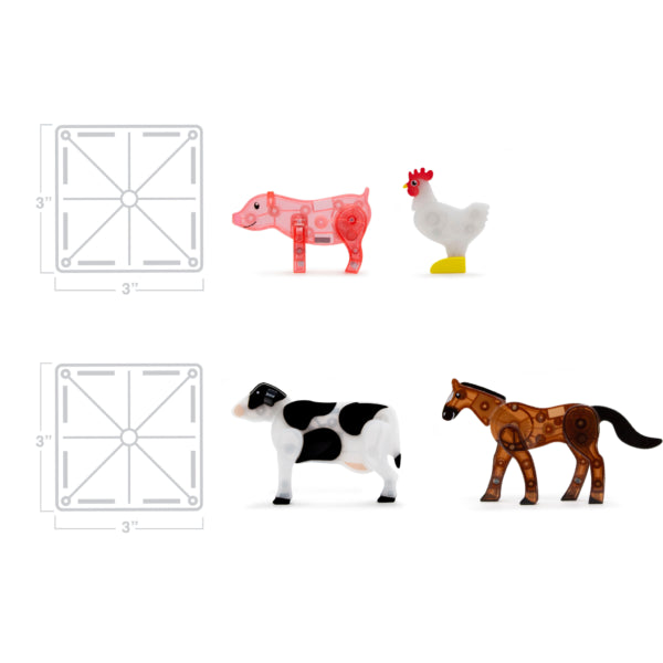 MAGNA-TILES® Farm Animals 25-delige set