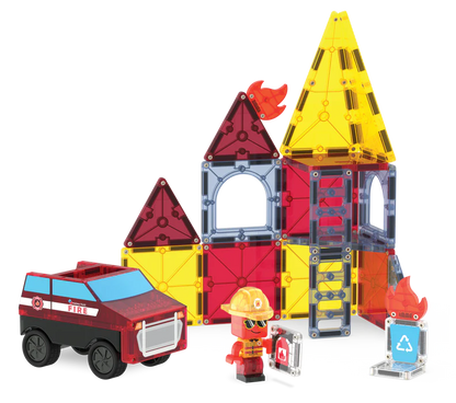 MAGNA-TILES® Fire Rescue 27-delige set