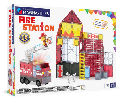 MAGNA-TILES® Fire Station 50-delige set