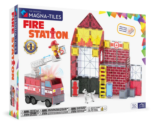 MAGNA-TILES® Fire Station 50-delige set