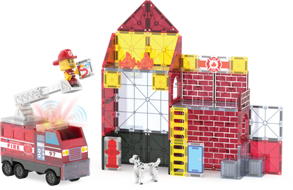 MAGNA-TILES® Fire Station 50-delige set