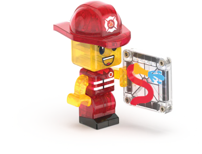 MAGNA-TILES® Fire Station 50-delige set