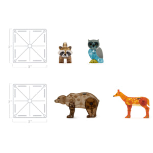 MAGNA-TILES® Forest Animals 25-delige set