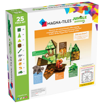 MAGNA-TILES® Jungle Animals 25-delige set