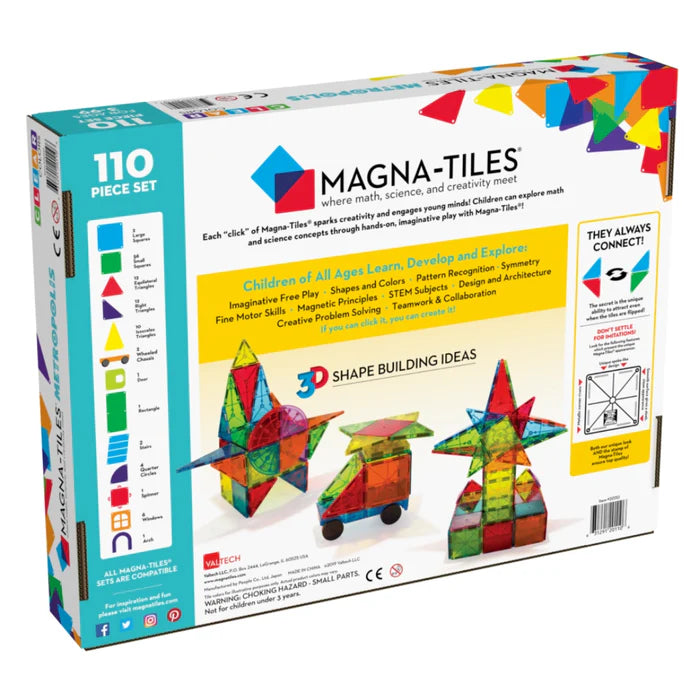 MAGNA-TILES® Metropolis 110-delige set