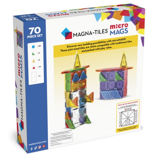 MAGNA-TILES® Micro Mags 70-delige set